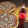 3 PIZZAS + REFRI 2L