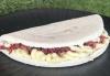Tapioca com Charque e requeijão