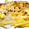 FRITAS COM QUEIJO E BACON