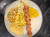 Espetinho de Linguiça de Frango Completo