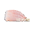 SASHIMI PEIXE BRANCO (10 FATIAS)