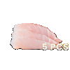 SASHIMI PEIXE BRANCO (5 FATIAS)