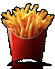Batata frita média
