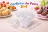 Garfinho de Festa 3x4 - Pacote com 100 Un 
