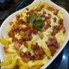 Batata frita queijo e bacon