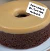 Bolo caseiro de chocolate recheado 