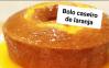 Bolo caseiro de laranja