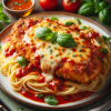 FILÉ DE FRANGO A PARMEGIANA