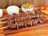 ESPETO CARNE COM BACON
