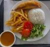 PRATO FILÉ DE PEIXE C / SALADA 