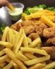 PORCAO  1/2 ISCA DE FRANGO COM  1/2 FRITAS