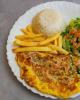 PRATO OMELETE QUEIJO E PRESUNTO