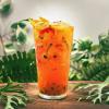 CAIPIRINHA MORANGO C/ MARACUJÁ 