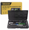 KIT DE CHAVES SOQUETES COM 40PÇS BOMVINK UN
