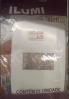 PLACA 1POSTO 4X2 SUPORTE SLIM ILUMI UN