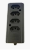 TOMADA BARRA QUADR 2P+T 10A/20A PT INTERNEED UN