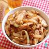 Isca de frango acebolado P