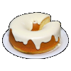 BOLO DE COCO COM COBERTURA