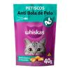 Petiscos Anti Bola Whiscas 40g