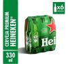 CERVEJA HEINEKEN LONG NECK 330ML CAIXA C/6