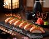SUSHI DE SALMÃO MASSARICADO 6 UNUDADES
