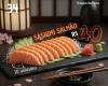 SASHIMI DE SALMÃO 10 UNIDADES