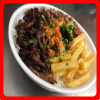 PICADINHO DE CARNE SUINA C/ BARBECUE 