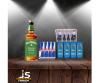 COMBO JACK DANIEL´S MAÇA VERDE C/ RED BULL 