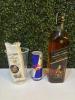 Combo Whisky Black Label C/ Red Bull ( gelo / copo / red bul )