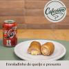Enroladinho de presunto e queijo