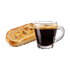 PÃO NA CHAPA + CAFÉ MÉDIO