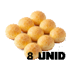 PÃO DE QUEIJO MINI 8 UNIDADES
