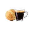 PÃO DE QUEIJO MÉDIO + CAFÉ MÉDIO