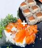 COMBO GOLD(temaki de salmão)