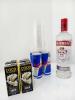 COMBO 1 VODKA SMIRNOFF 1 LITRO + 4 RED BULL 250ML + 4 GELO AGUA DE COCO 200ML