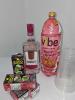 COMBO 1 GIN ROCKS 900ML MORANGO + 1 VIBE MORANGO 2 LITROS + 4 GELO MORANGO 200ML