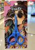 TESOURA DOBRAVEL DE PLASTICO TONABE AZUL