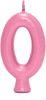VELA PEROLADA NUMERO 0 ROSA CLARO BELLO FESTAS 10X1