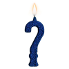VELA GLITER AZUL AZUL:?