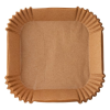 FORMA FRITADEIRA DE PAPEL 16CM QUADRADA 50 PçS