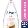 SABONETE DOVE LIQUIDO LEITE DE COCO 250ML
