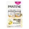 KIT SHAMPOO CONDICIONADOR PANTENE LISO 350ML 175ML