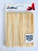 PALITO UNHAS ZALIKE C/100 MADEIRA PONTA CHANFRADA 13CM -836
