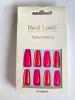 UNHAS POSTICA REAL LOVE 24UN ROSA LISA/ESPELHADA UN345