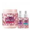 KIT MASCARA DABELLE EXPLOSÃO BRILHO E 2 POTENCIALIZANTES 