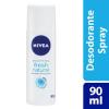 DESODORANTE NIVEA SPRAY FRESH NATURAL 90 ML
