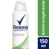 DESODORANTE REXONA AEROSOL BAMBOO 150ML