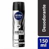 DESODORANTE AEROSOL NIVEA BLACK WHITE INVISIBLE X5 ANTI 150