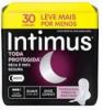 ABSORVENTE INTIMUS NOTURNO SUAVE COM ABAS 30 UNIDADES