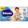 FRALDA BABYSEC GALINHA PINTADINHA MEGA TAMANHO G 32UN